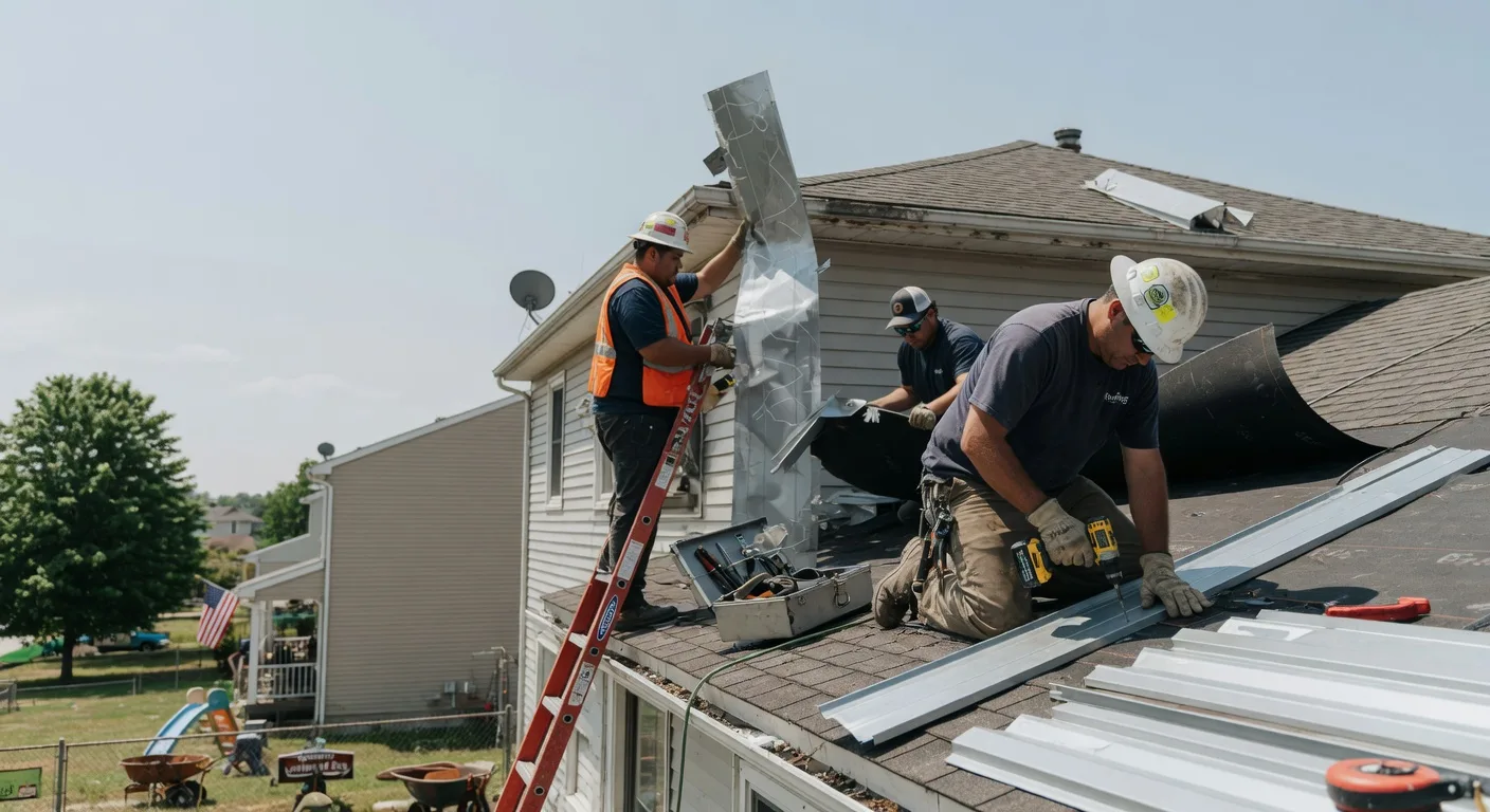 Storm Damage Metal Roof Repair in Cottageville, WV